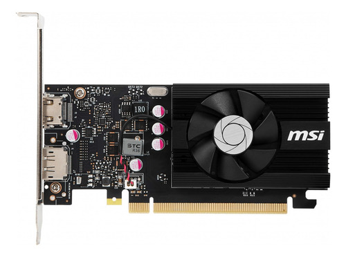 Placa de video Nvidia MSI GeForce 10 Series GT 1030 GEFORCE GT 1030 2GD4 LP OC OC Edition 2GB