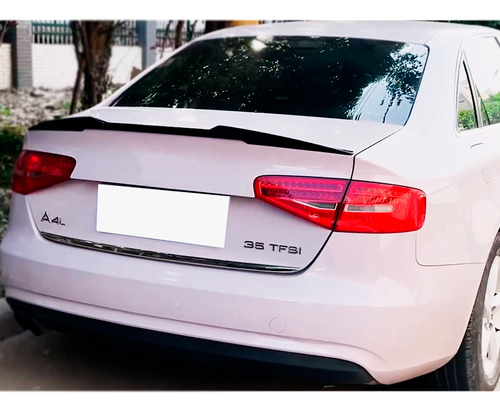 Alerón Audi A4 B8 B8.5 2009-2019 V-style Negro Brillante