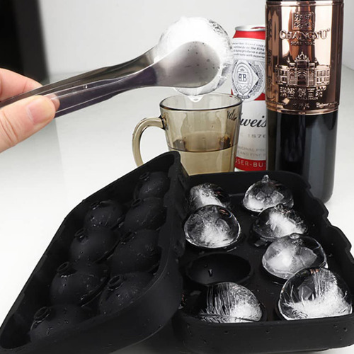 2 Molde Para Hielo Esferas Y Cubos Grandes Con Embudo
