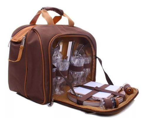 Kit Pic Nic Camping Bolsa Térmica Guepardo 17lts - 4 Pessoas