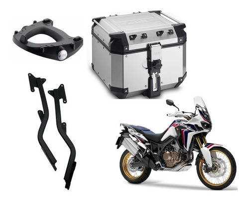 Kit Givi Bau Obkn42a+base+suporte 1179f Africa Twin 1100 21+