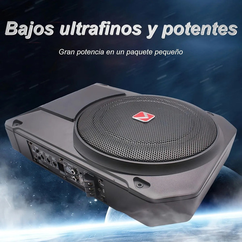 Subwoofer Amplificado 10 Pulgadas 800w Bajos Para Auto