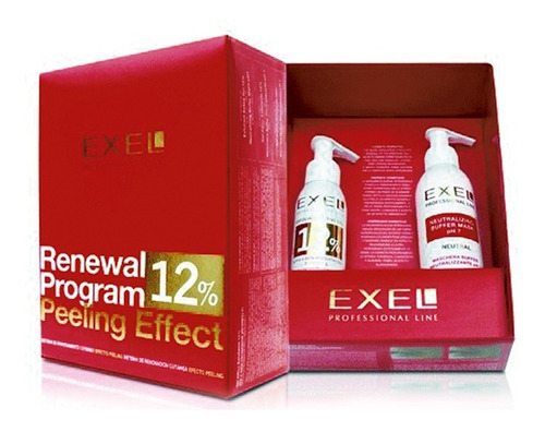 Kit Peeling Facial Exel 12% Renovacion Cutanea Manchas