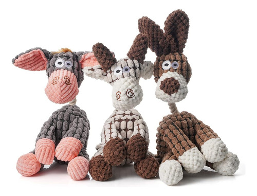 Zagrine Squeaky Dog Toys Pack Para Cachorro, Lindo Y Suave P