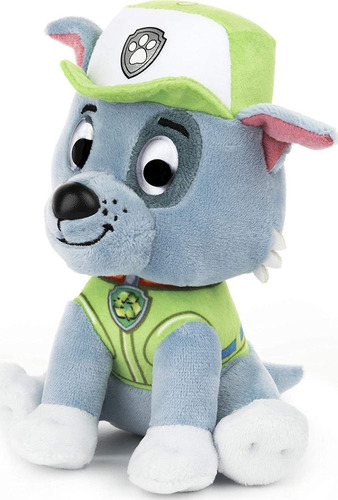 Imagen 3 de 7 de Paw Patrol Peluche Plush Rocky 16 Cm