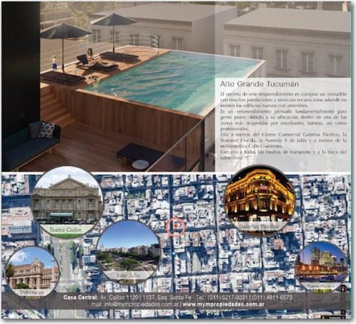 Imagen 9 de 19 de Oportunidad Inversion Emprendimiento -pre Venta- Monoambiente Contrafrente Edificio Apto Profesional En El Centro
