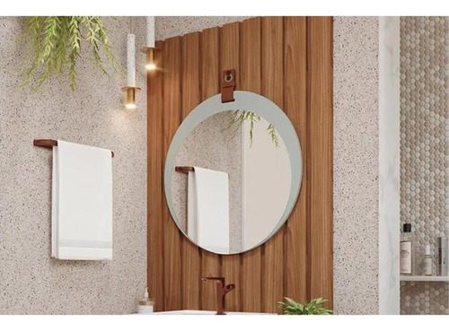 Complemento Multiuso De Banheiro Painel Ripado 80cm Freijo -