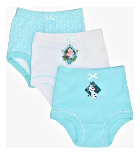 Calzón Algodón Frozen Caffarena Talla 2 Pack X3