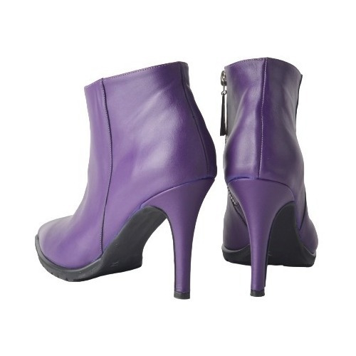 Imagen 6 de 7 de Botas Botinetas De Mujer De Cuero Serpentina - Ferraro -