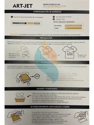 Precio papel transfer para estampado textil sale