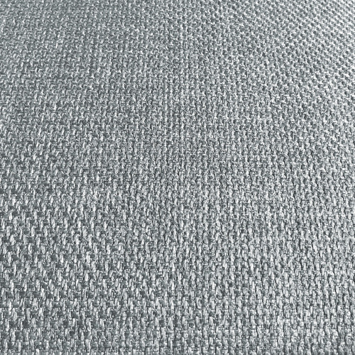 Sillón Modulo Central Latt Lino Dalton Color Gris Medio