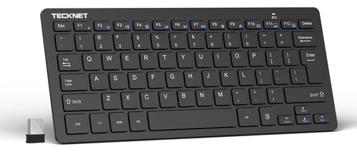 Teclado Inalámbrico Mini Tecknet/negro