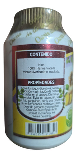 Suplemento Kion Jengibre 100 Cápsulas Sin Sabor