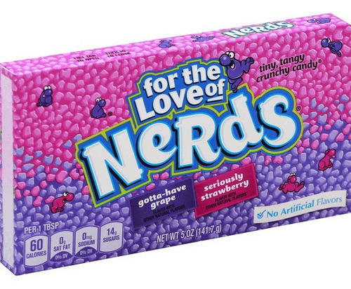 Nerds Uva Y Fresa For The Love Of Grape/strawberry 141.7g