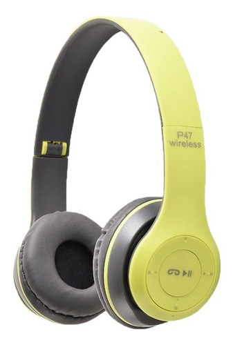 Imagen 7 de 8 de Combo Parlante Bluetooth + Auriculares P47 Verde Bluetooth