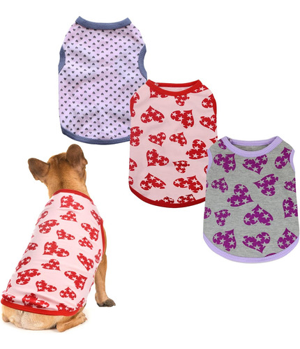 Cooshou 3 Uds. Camisas De Vacaciones Para Perros, Camisetas 