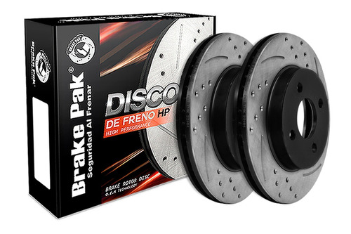 Disco De Freno Brakepak Pontiac Pursuit - Precio X Par