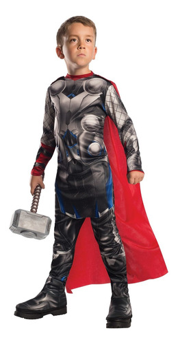 Disfraz Talla Large 12-14 Para Niño De Thor Halloween 