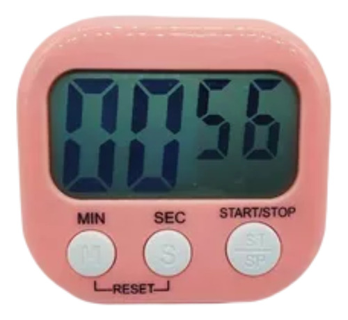 Timer Cronometro Digital Progressivo Regressivo Rosa 103