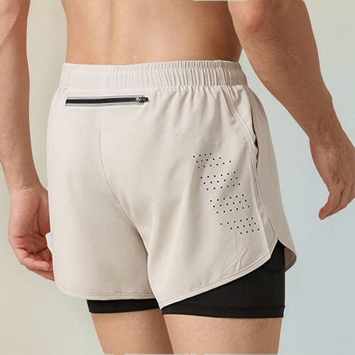 Shorts Hombre Deportivos 2 En 1 Pantalones Cortos De Correr