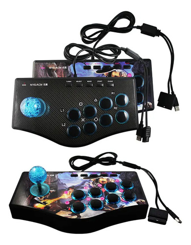 Joystick Arcade Mando Usb 4en1 Para Android Pc Ps2 Ps3