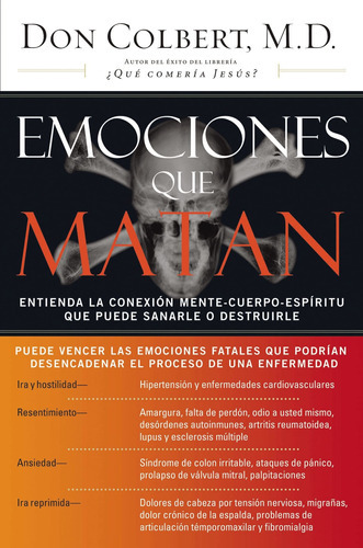 Emociones Que Matan, De Colbert, Don. Editorial Grupo Nelson En Español