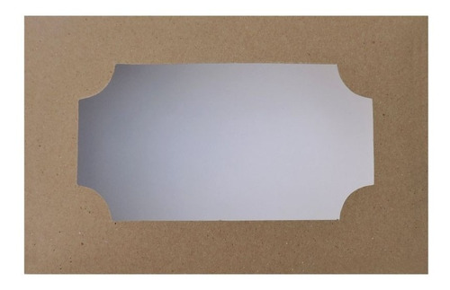 Caja Alfajores Alf2 Ventana X 50u Packaging Blanco Madera