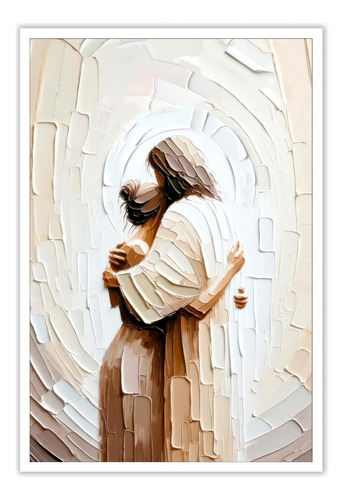 Hgnsvrjx Jesús Abrazando A La Mujer Segura En Sus Brazos Art