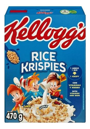 Cereal Kellogg's Rice Krispies Arroz Inflado 470 G