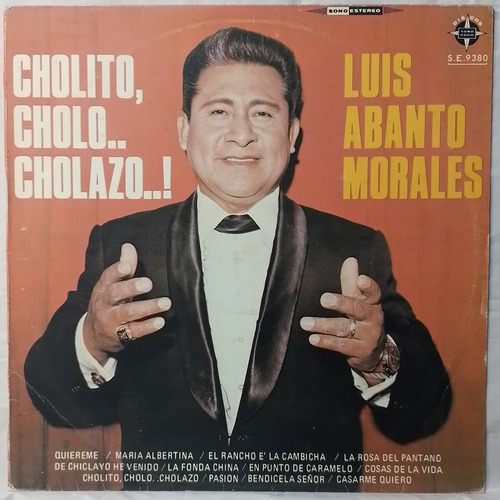 Lp Luis Abanto Morales Cholito Cholo Cholazo Made Peru