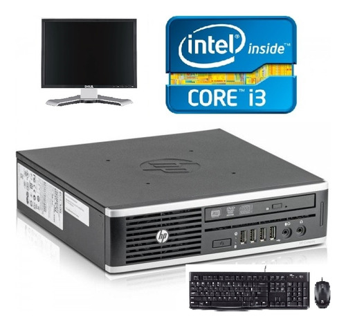 Equipo Pc Hp Core I3 3.1ghz, 4gb, 160gb, Dvd-rw + Monitor 17