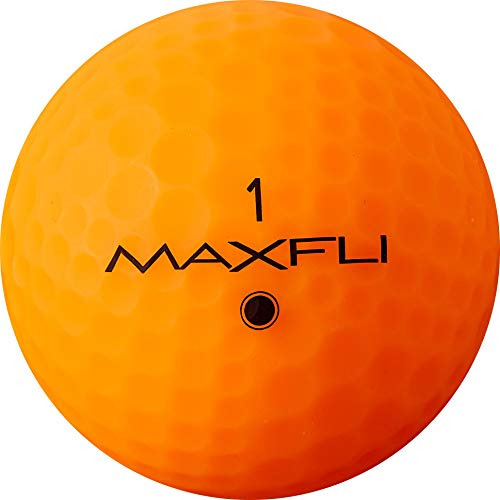 Pelotas De Golf Maxfli Straightfli, Color Naranja Mate