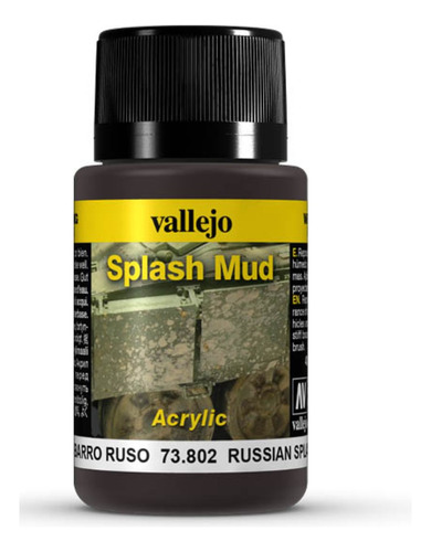 Vallejo 73802 Splash Mud Efectos Salpicaduras Barro Ruso 