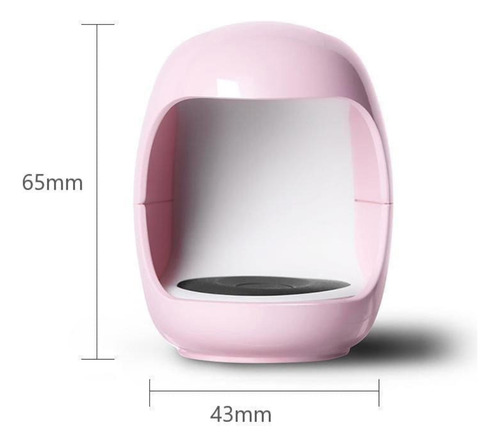 Cabine Estufa Secador De Unhas Mine Q3 Led Uv Secagem Rápida