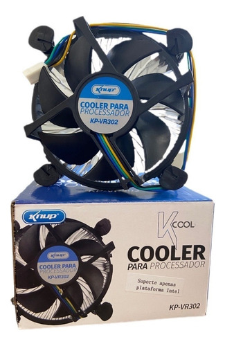Intel KP-VR302 Cooler Para Processador Fan 90 Mn Knup Led Sem Led