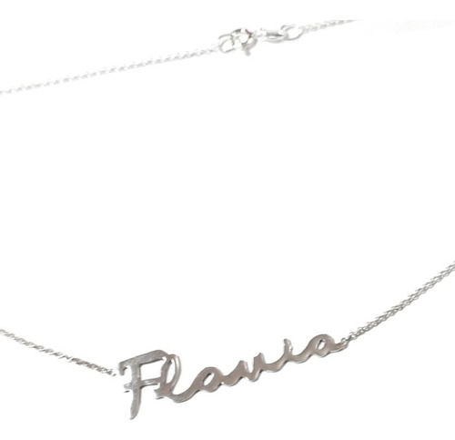 Colgante En Plata Con Nombre. Minimalista. Joyeria Lua