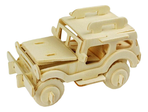 Kit De Modelo De Coche De Rompecabezas De Todoterreno