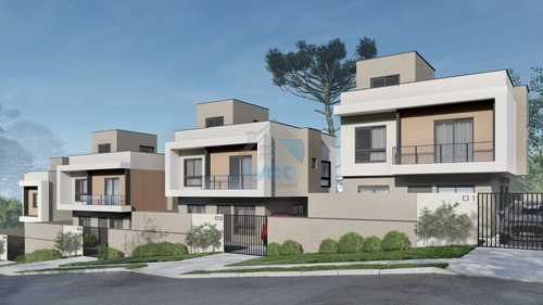 Imagem 15 de 30 de Sobrado Triplex À Venda Com 03 Quartos Sendo 01 Suíte, No Xaxim. - Ca01637 - 70074292