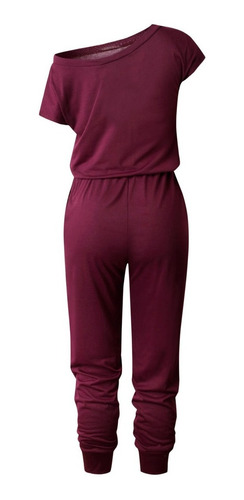 Imagen 3 de 5 de Talla Extra Grande Palazzo Enterizo Jumpsuit Envío Inmediato