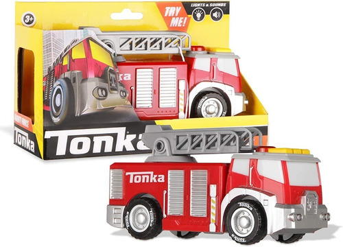 Camión Bomberos Tonka Mighty Force Sonido Y Luces