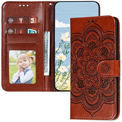 Funda Para Motorola Moto G Power 2021 Mandala Cafe Pu Lea-02