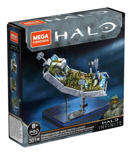 Set de construcción Mega Construx Halo Infinite Forerunner ring installation 301 piezas  en  caja