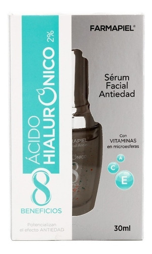 Imagen 2 de 4 de Sérum Facial Antiedad Ácido Hialurónico 2% Con Microesferas