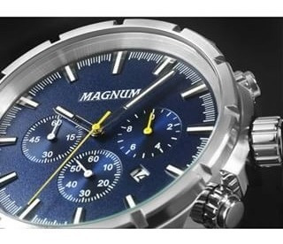 Relógio Magnum Masculino Cronógrafo Ma34343f Azul Oferta