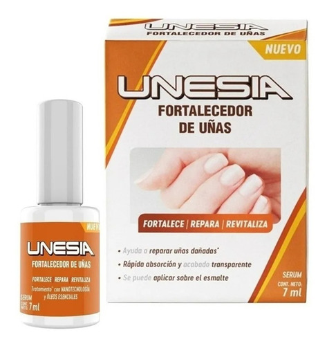 Unesia Fortalecedor De Uñas Repara Y Revitaliza X 7ml