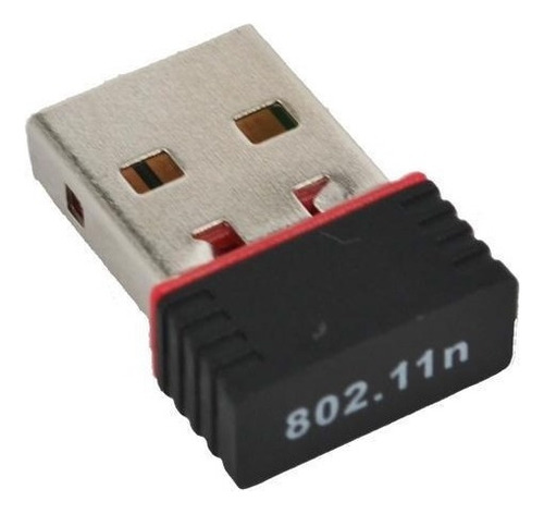 2PCS Mini Adaptador Inalámbrico Usb Wifi 100m 150mbps 802.11b/g/n