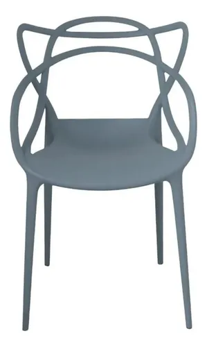 Silla de Comedor Allegra Color Gris X2 Unidades Garden Life
