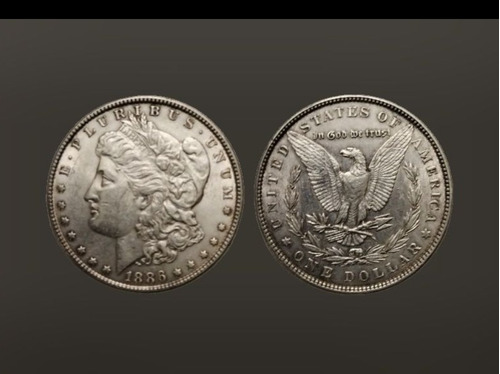 Dólar Morgan 1886 Plata 0.900