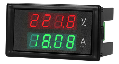 Amperímetro De Corriente Rojo, Medidor De Amperaje De 100 A