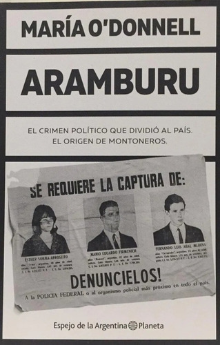 Aramburu - María O'donnell
